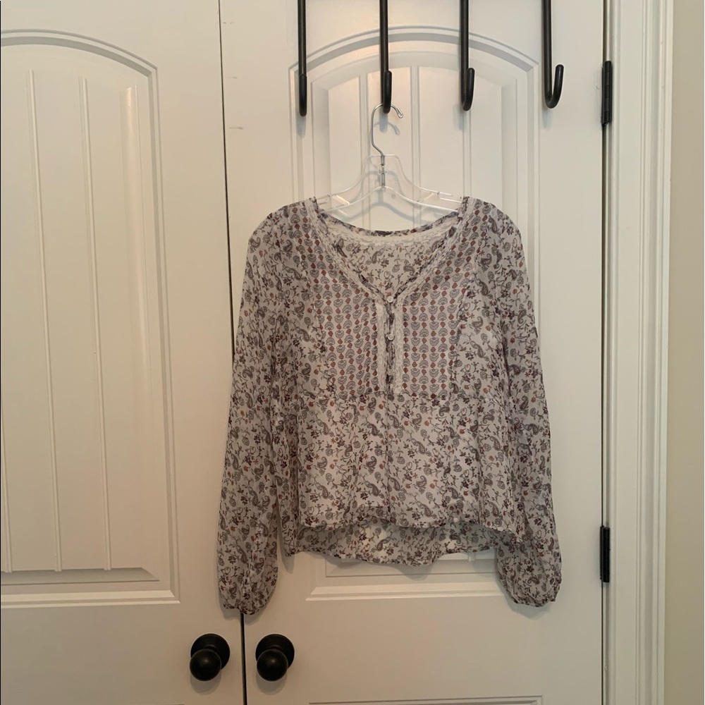 American Eagle Floral Shirt